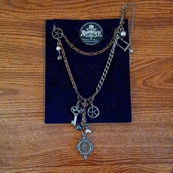 Alchemy of England Alchemy Gothic Laboratory Chaterlaine asymmetrical necklace. - Picture 2 of 2